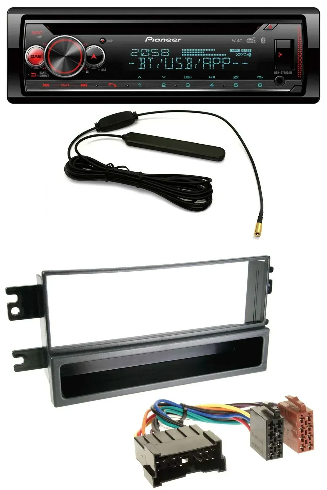 Автомагнитола Pioneer USB DAB MP3 Bluetooth CD для Kia Cerato (до 2007)