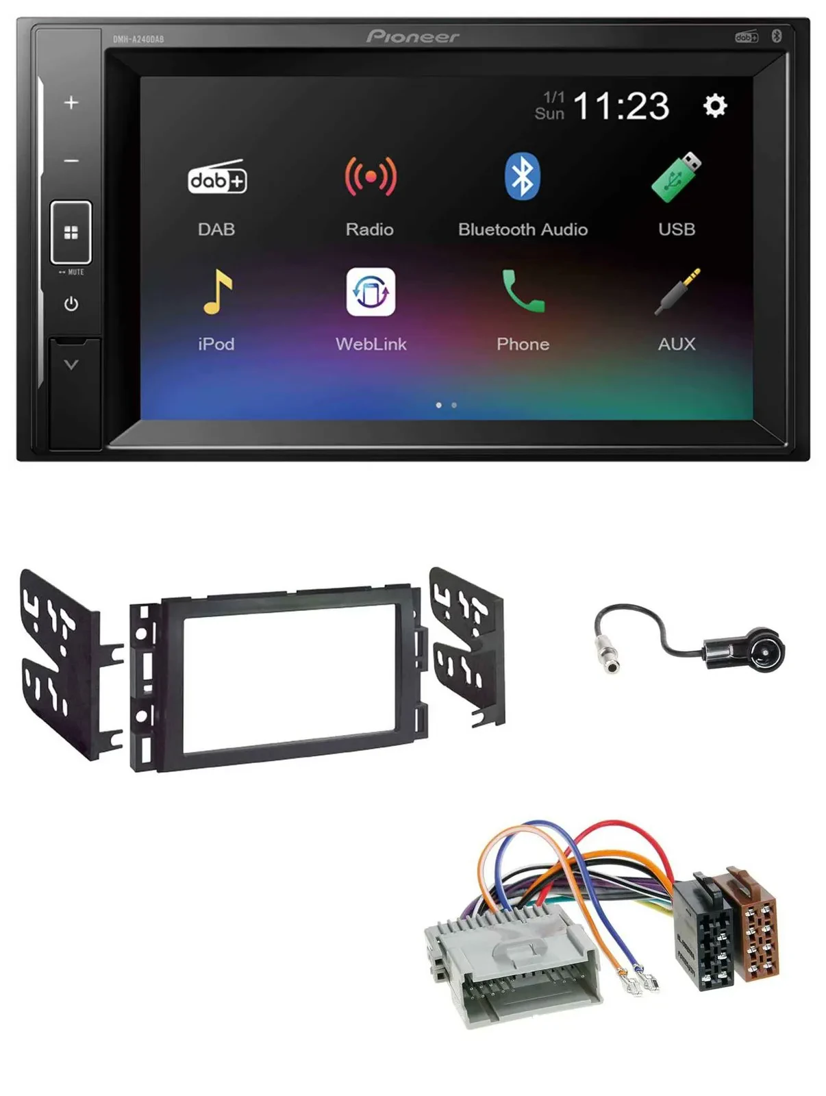 Pioneer DAB MP3 2DIN Bluetooth USB Autoradio für Buick Enclave 2008-2012 Lucerne