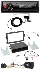 Автомагнитола Pioneer 1DIN MP3 DAB USB для Dacia Logan/Sandero (с 2012) черная