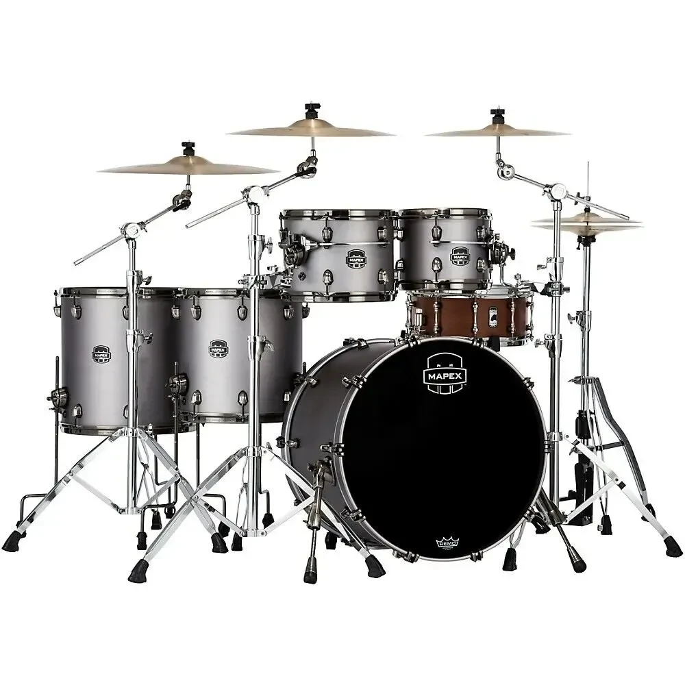 Ударная установка акустическая Mapex Saturn Evolution Workhorse Maple 5-Piece Shell Pack w/22" Bass Gun Metal