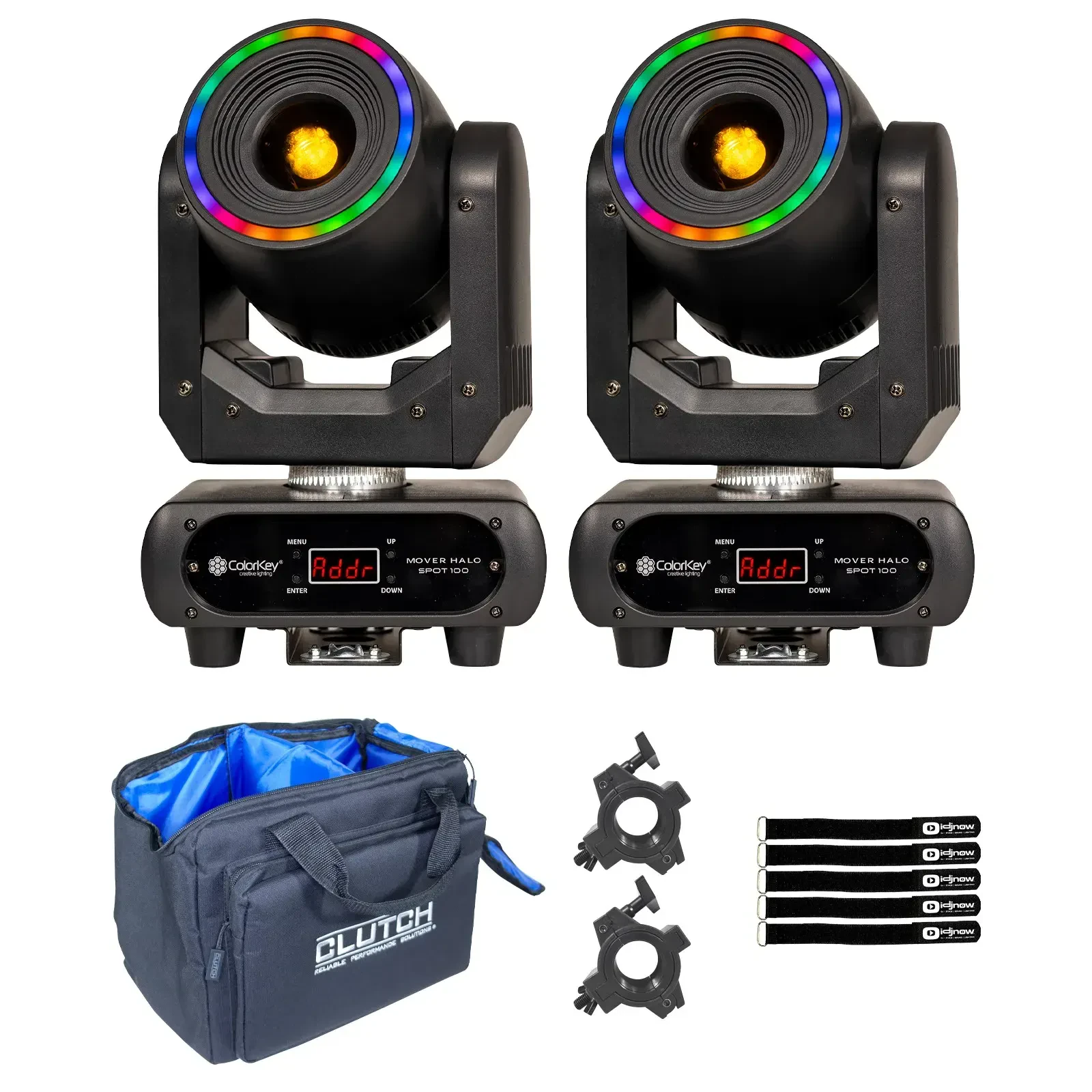 Прибор с полным движением ColorKey CKU-5070 Halo Spot 100 с аксессуарами (пара)