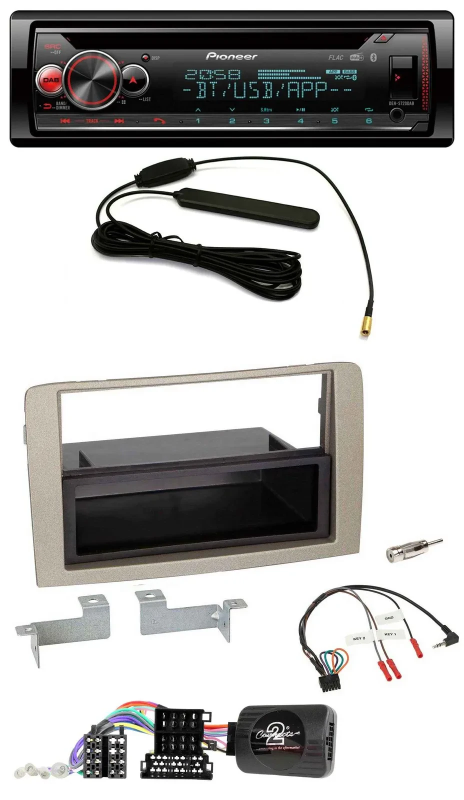 Pioneer USB DAB Lenkrad Bluetooth CD Autoradio für Lancia Musa 2004-2012