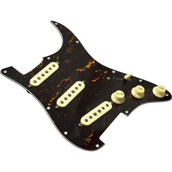 Комплект темброблока Mojotone 58 Quiet Coil with Hot Bridge Strat Prewired Pickguard