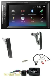 Pioneer DAB Lenkrad 2DIN Bluetooth USB Autoradio für Toyota RAV 4 2001-2005