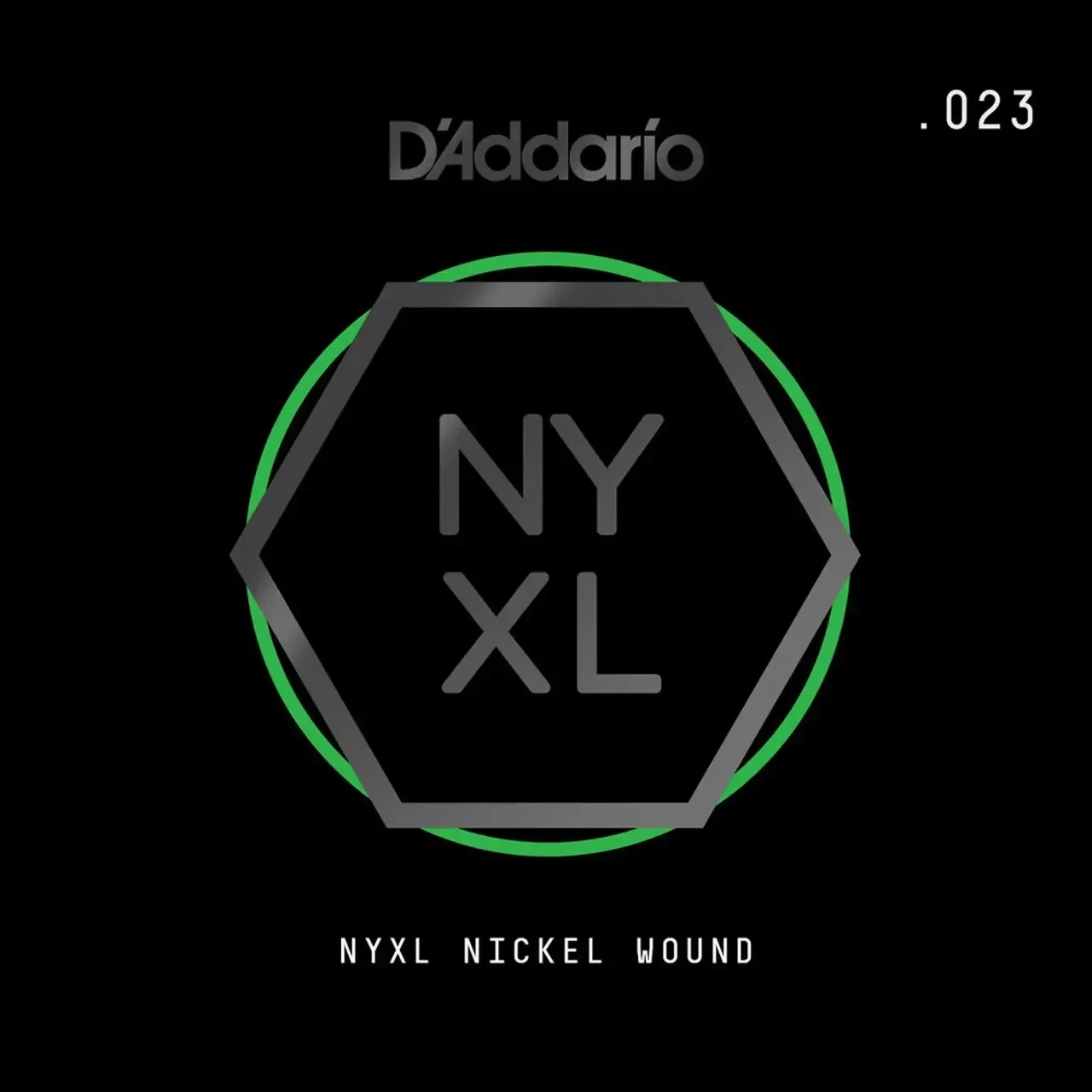 Струна одиночная D'Addario NYNW023 NYXL Nickel Wound Single 023