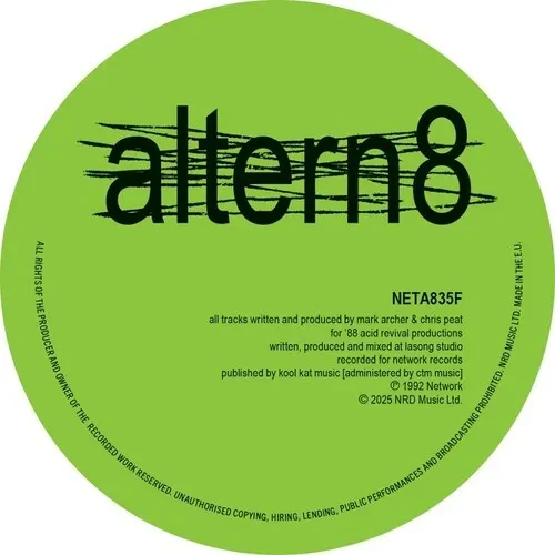 Виниловая пластинка Altern 8 - Frequency (2025 Remixes) [New 12" Vinyl]