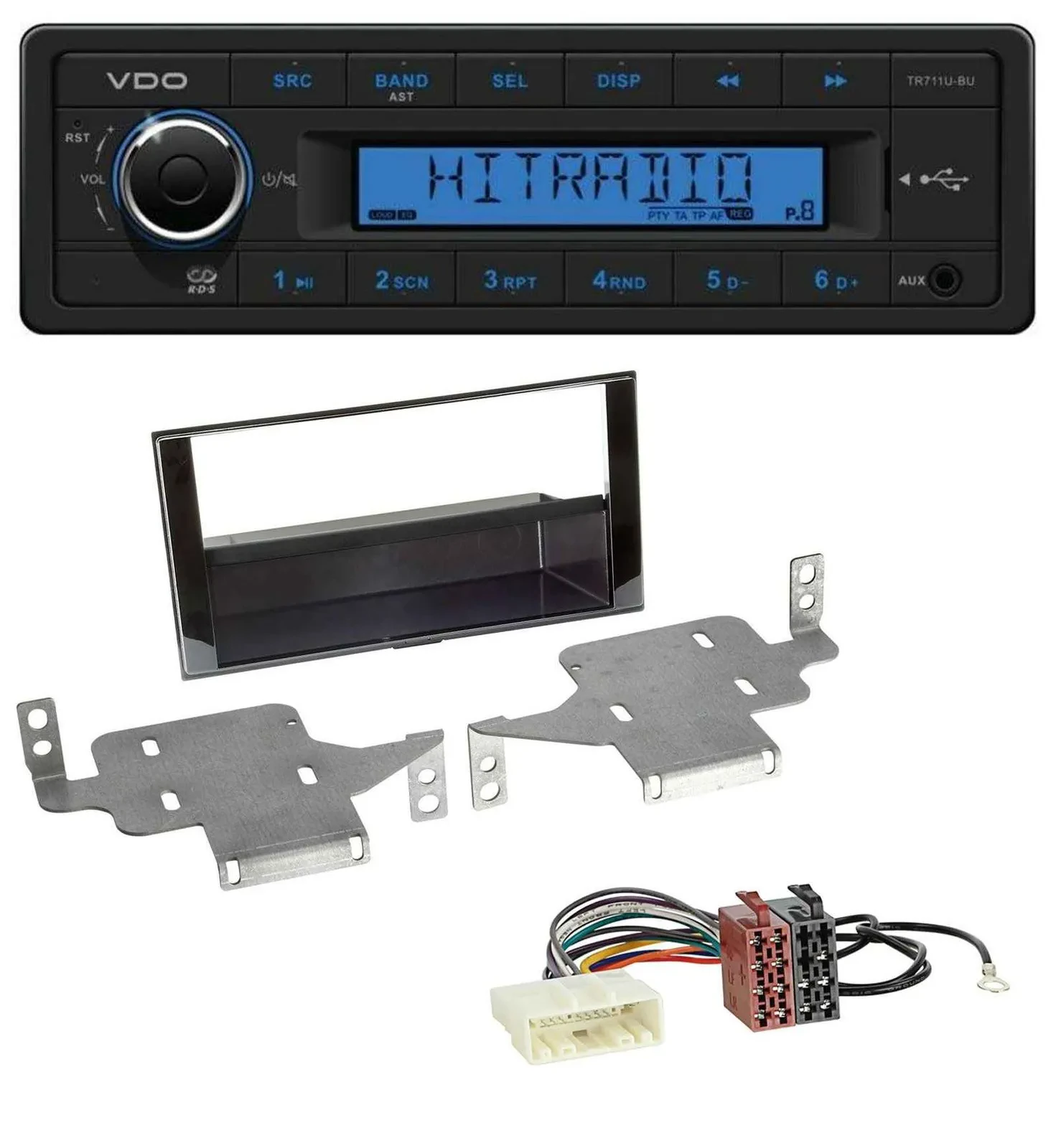 VDO AUX 1DIN MP3 USB Autoradio für Nissan Juke (ab 2014)