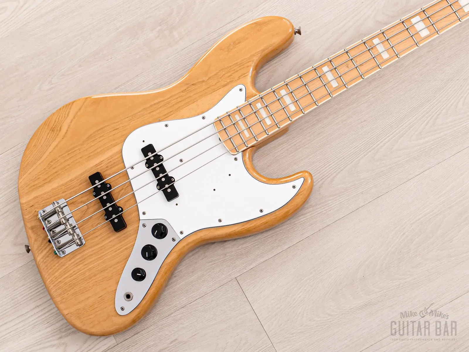 2008 Fender Jazz Bass ‘75 Vintage Reissue JB75-100US Natural Ash, Japan CIJ