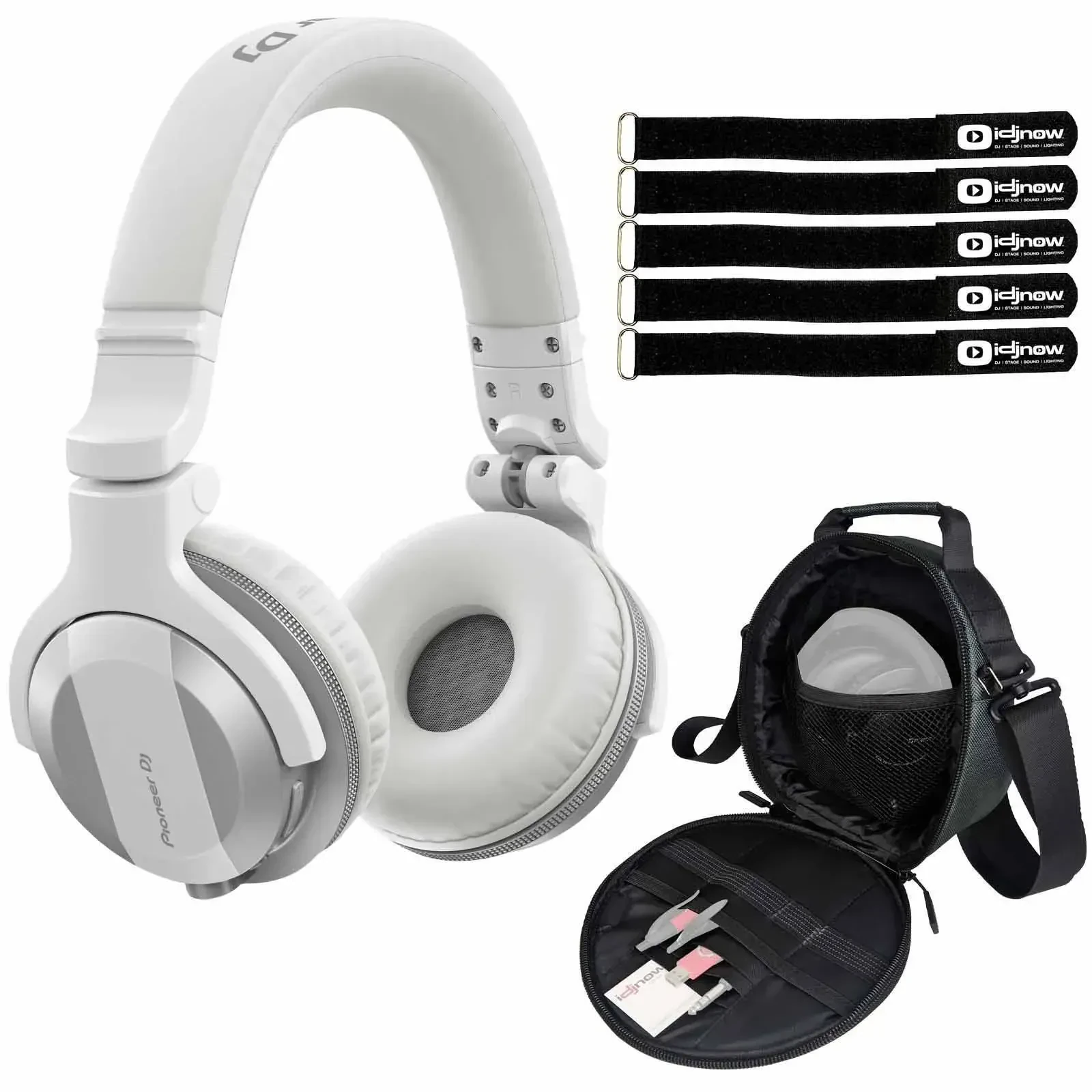 Наушники беспроводные Pioneer HDJ-CUE1BT Matte White с аксессуарами