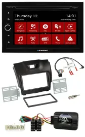 Blaupunkt 2DIN Lenkrad Bluetooth USB TMC DAB Navigation für Isuzu D-Max ab 12 du