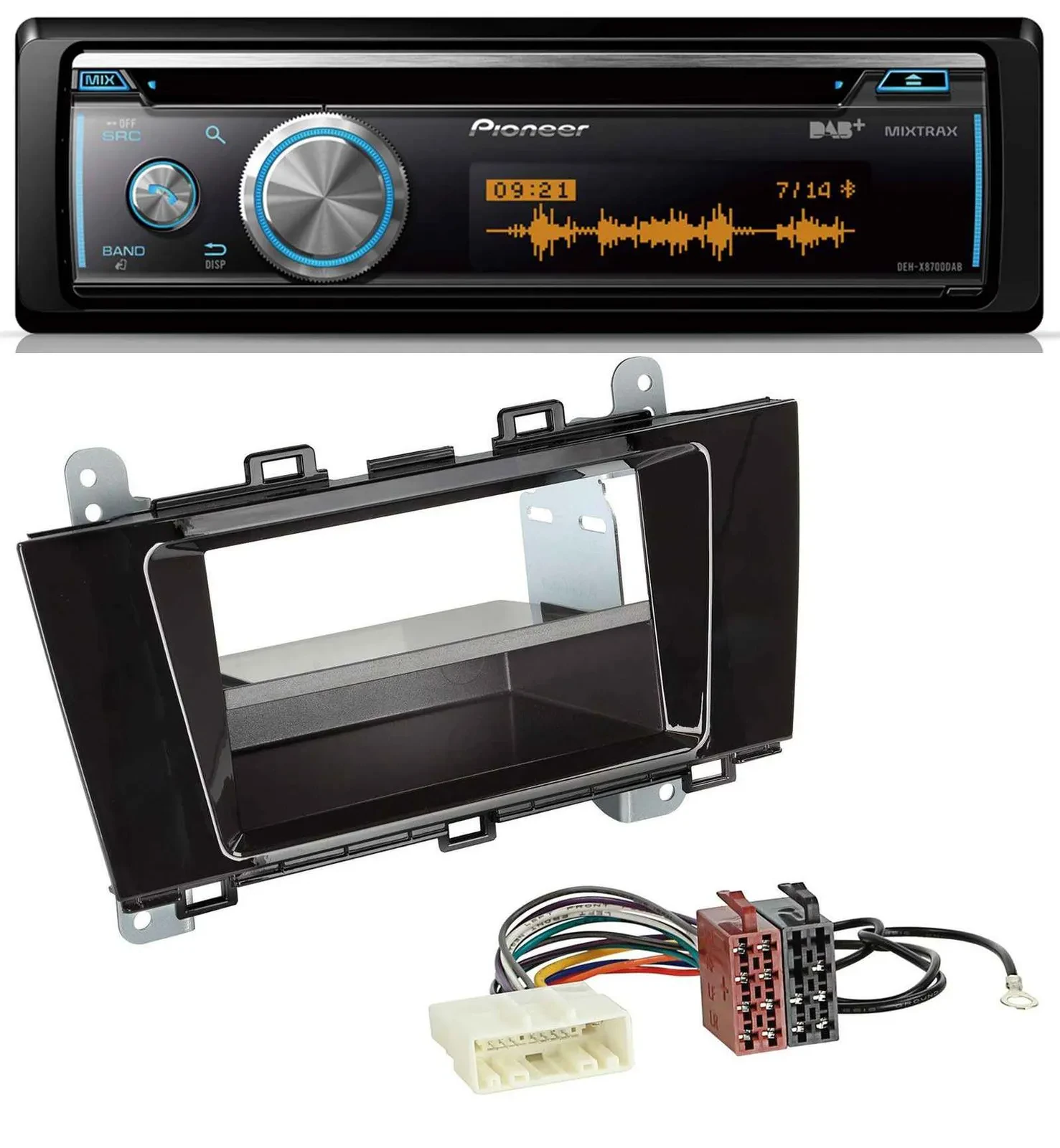 Pioneer MP3 DAB USB CD Bluetooth Autoradio für Subaru Outback (ab 2015)