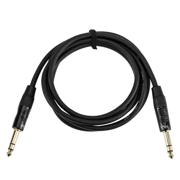 Коммутационный кабель HA Platinum Pro TRS 6' 1/4" Male-Male Interconnect Cable, Rean Gold Connectors