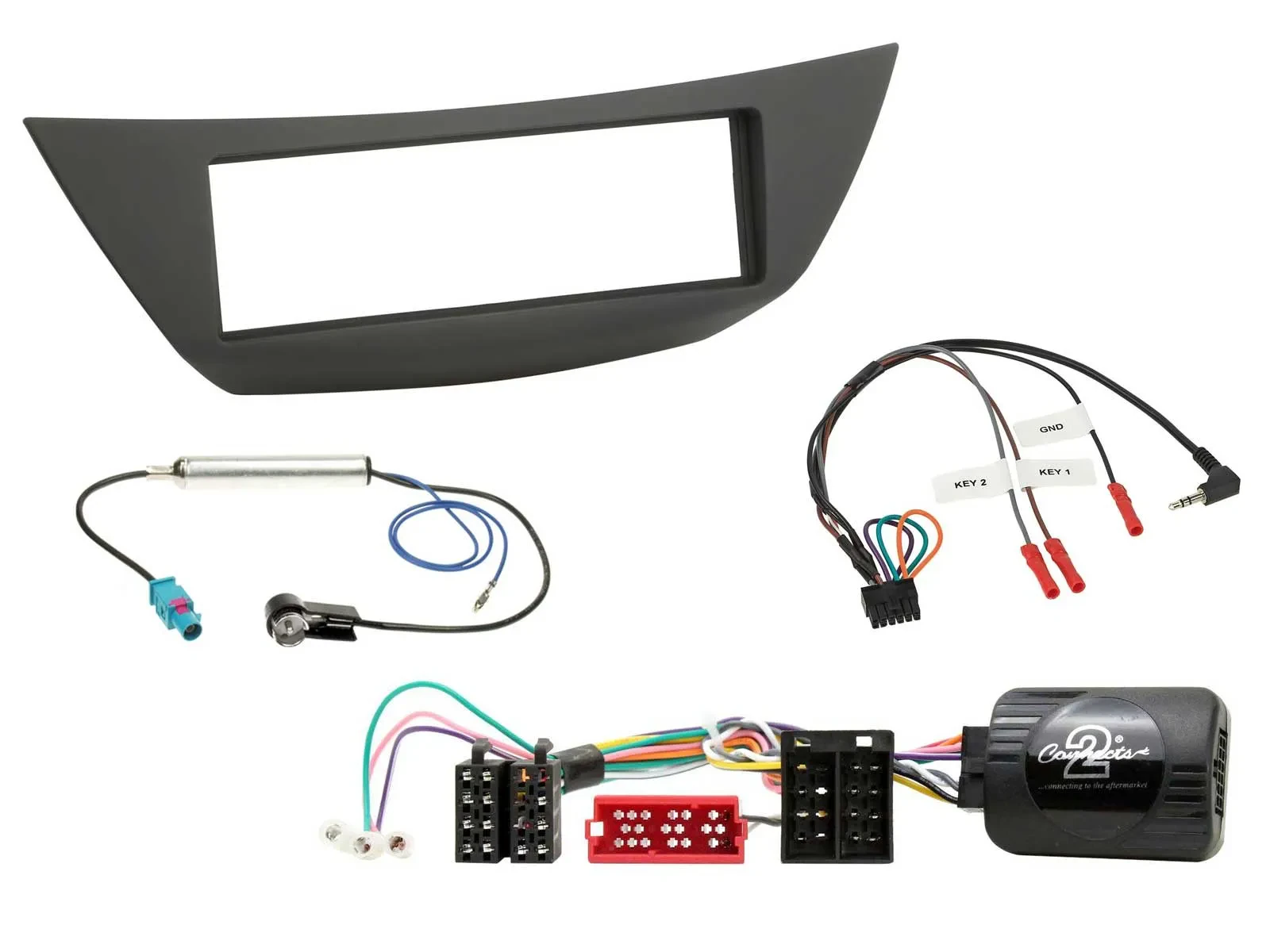 Radioset Lenkradadapter DIN Autoradio für Renault Laguna III 2008-2013