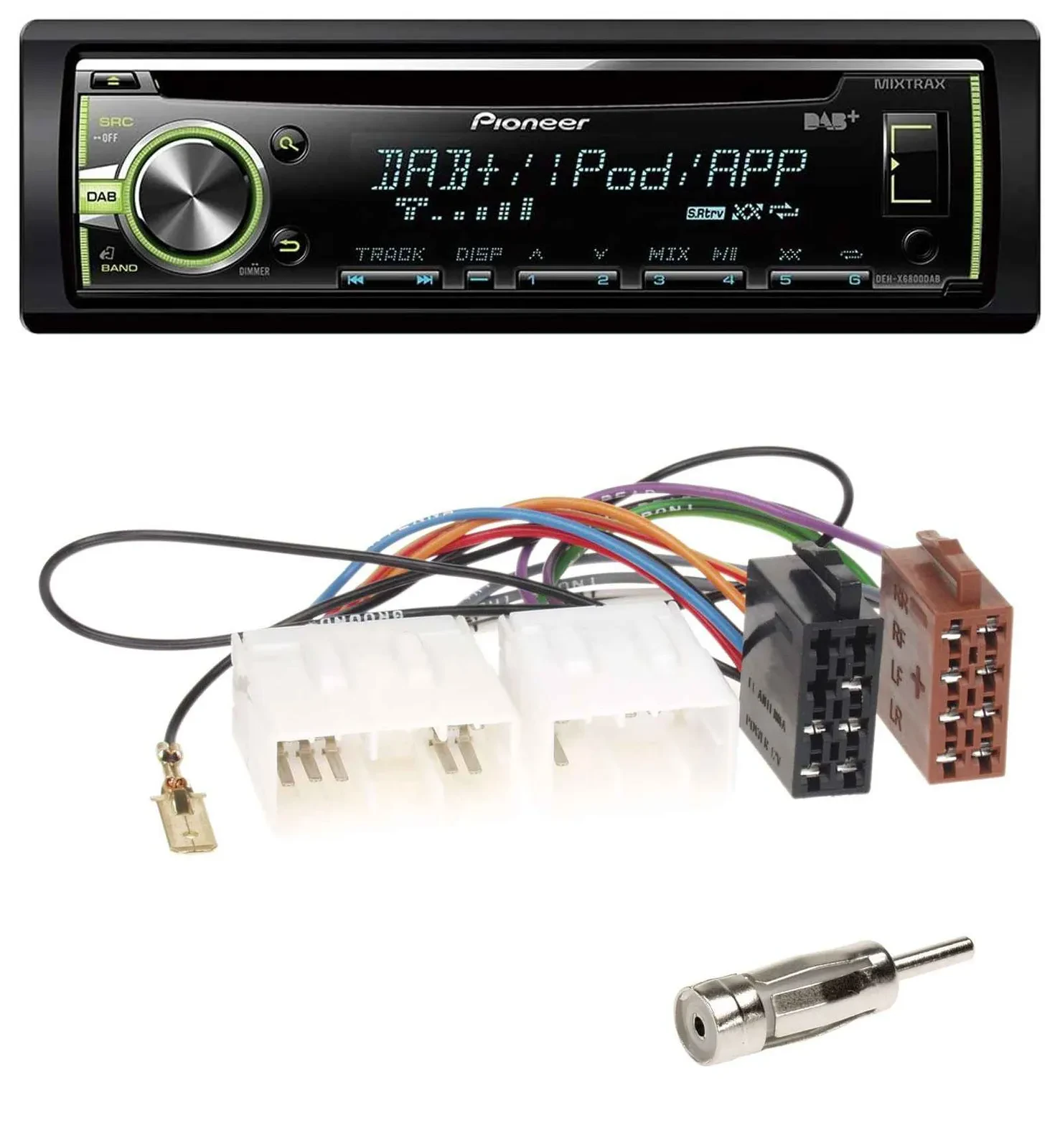 Pioneer DAB USB MP3 AUX CD Autoradio für Mazda MPV (1988-1999)