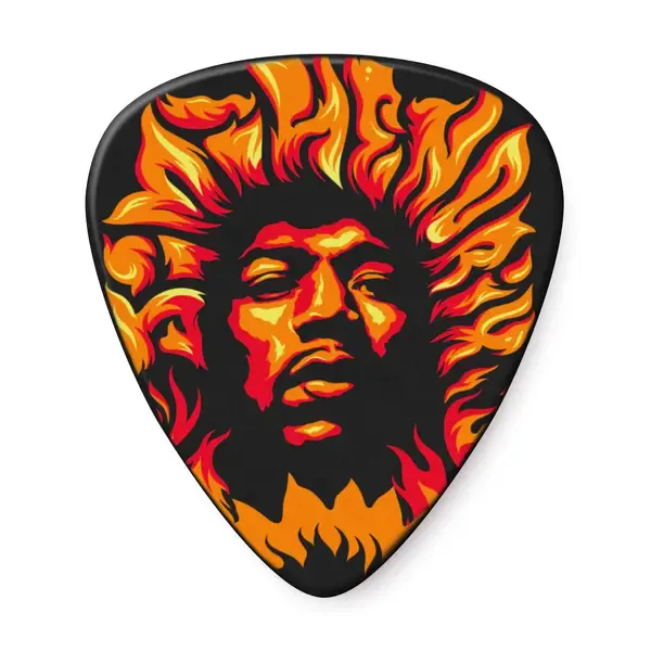 Набор медиаторов Dunlop JHP14HV Hendrix Voodoo Fire, 6 шт