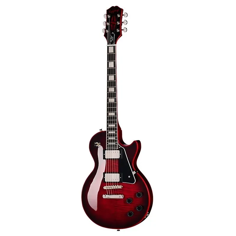 EPIPHONE Les Paul Custom Widow Red Burst ❘ E-Gitarre ❘ ProBucker