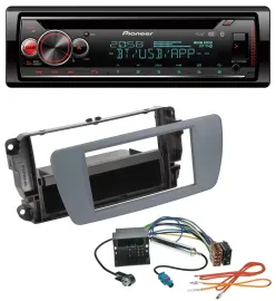 Pioneer MP3 DAB CD Bluetooth USB Autoradio für Seat Ibiza (ab 08) conemaragrau