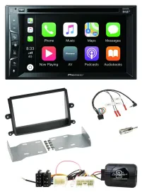 Pioneer Lenkrad USB DVD Bluetooth DAB 2DIN Autoradio für Mitsubishi L200 06-15