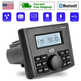 NVX NMPS20 Square Gauge Style Waterproof Media Center Digital LED LCD Display