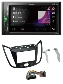 Pioneer 2DIN MP3 DAB USB Bluetooth Autoradio für Ford Kuga (DM2, ab 2013)