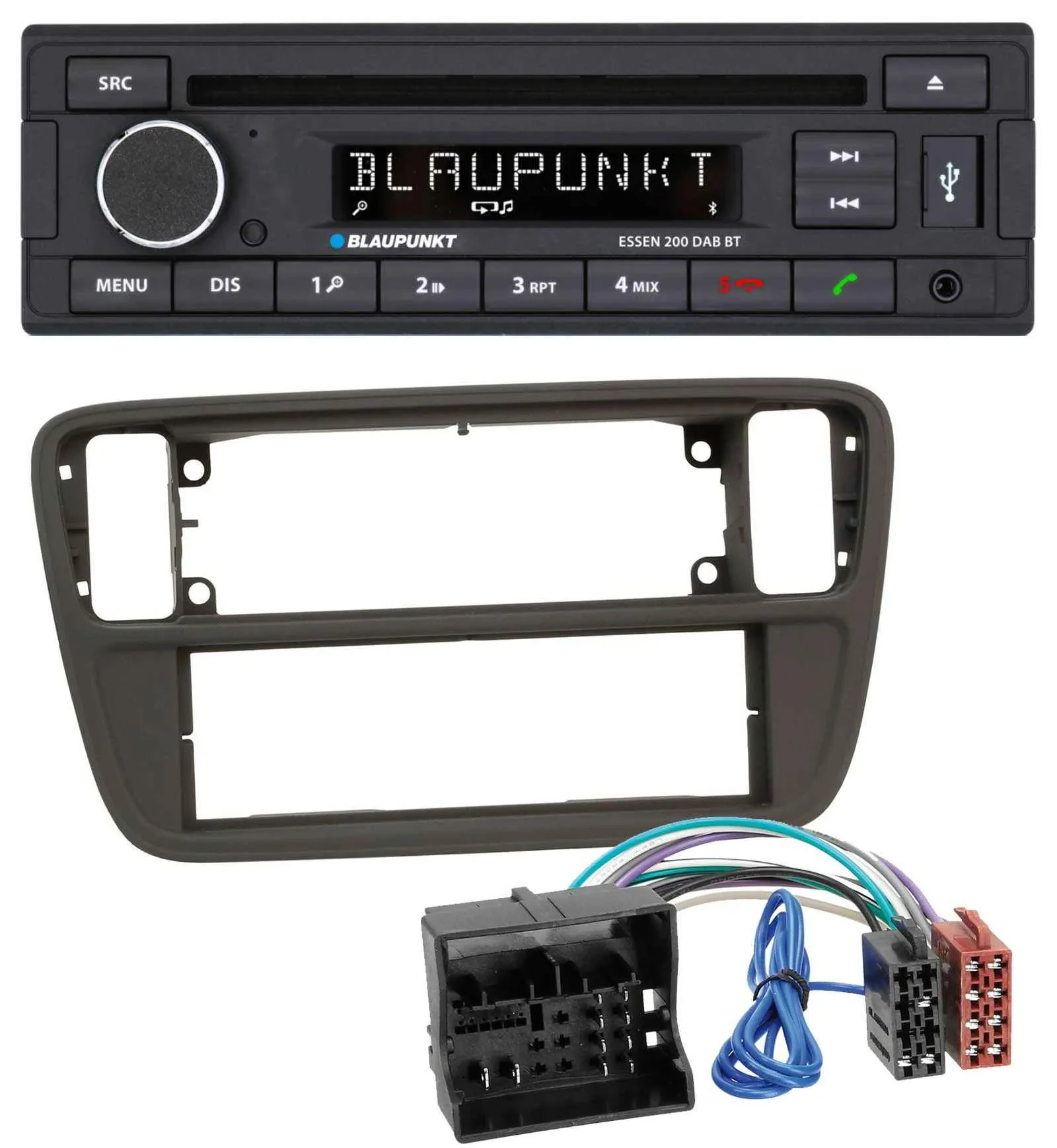 Blaupunkt USB MP3 Bluetooth DAB CD Autoradio für Seat Mii (ab 2011)