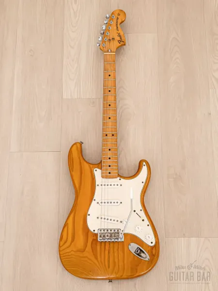 Электрогитара Fender 1972 Stratocaster ST72-115 SSS Natural w/gigbag Japan 1986