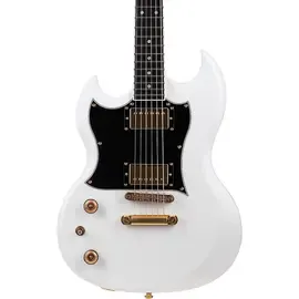 Schecter ZV-H6LLYW66D Zacky Vengeance Left-Handed Electric Guitar Gloss White
