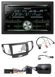 Pioneer Bluetooth Lenkrad DAB 2DIN USB CD Autoradio für Honda Accord 2008-2015 a