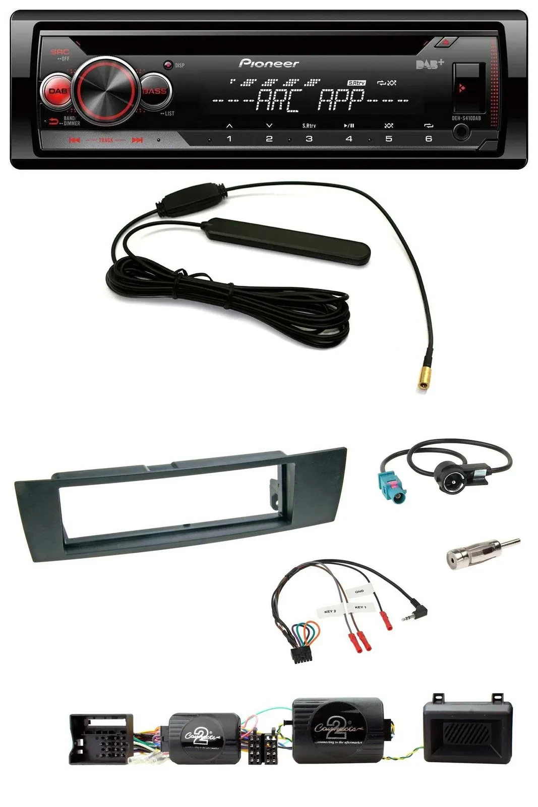 Pioneer CD USB Lenkrad DAB MP3 Autoradio für BMW 1er 2004-2013 E87