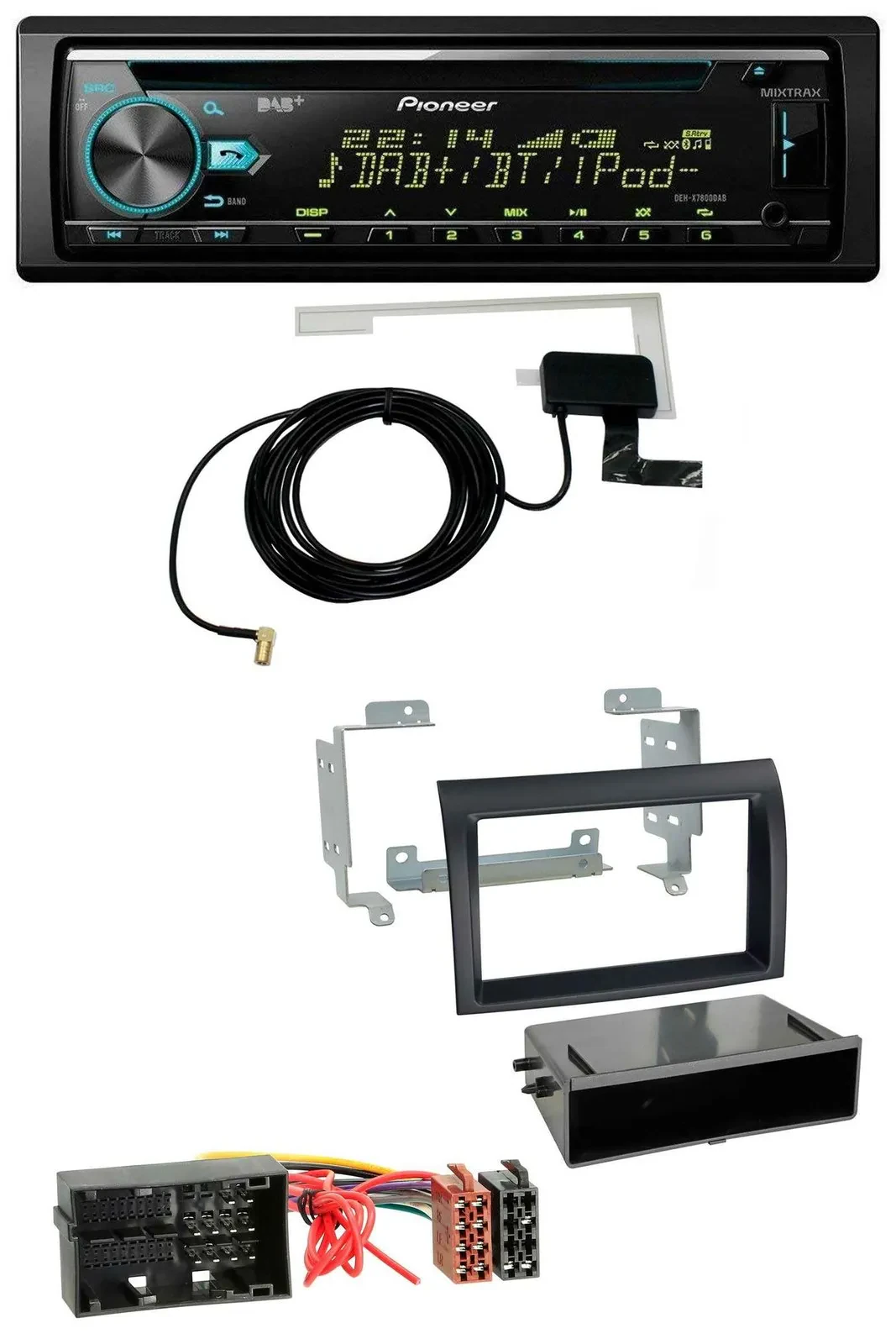 Автомагнитола для Citroen Jumper/Fiat Ducato Pioneer MP3/AUX/CD/USB/DAB