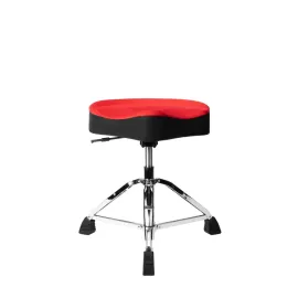 Gator GP-DTH-ASD Percussion Saddle Drum Throne, Red