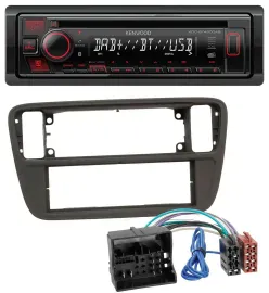 Автомагнитола для Seat Mii (с 2011) Kenwood CD/MP3, USB, Bluetooth, DAB