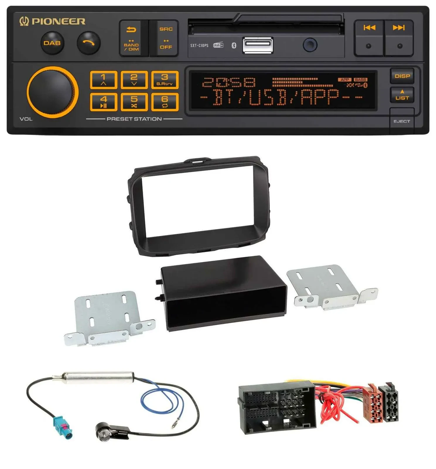Автомагнитола для Alfa Romeo Giulietta 940 (Facelift) Pioneer DAB MP3 USB Bluetooth