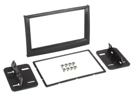 Radioblende Set Doppel DIN Autoradio für Kia Sportage QL ab 2016 schwarz