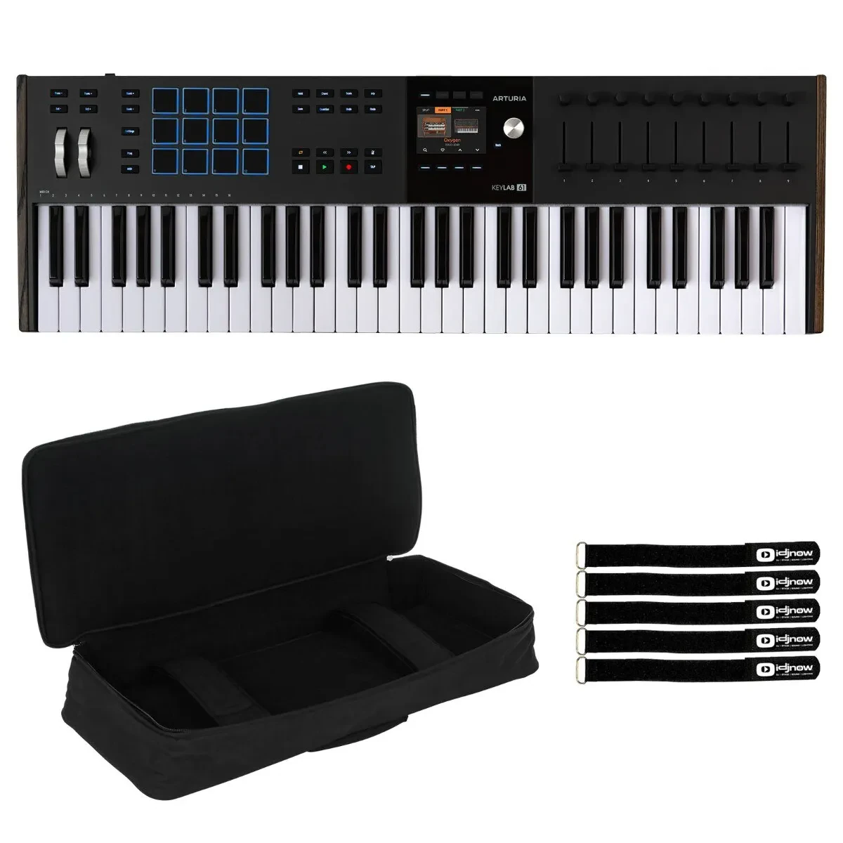 Arturia KeyLab 61 mk3 61-Key MIDI Keyboard Controller in Black with Bag