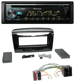 Pioneer DAB MP3 CD USB Bluetooth Autoradio für Lancia Y ab 12 schwarz glänzend