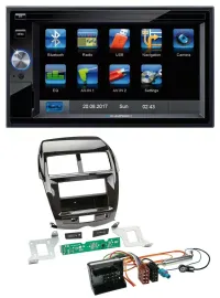 Blaupunkt SD Bluetooth 2DIN MP3 USB AUX Autoradio für Citroen C4 Mitsubishi ASX