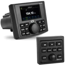 NVX VMPS35 | ATV/UTV/Marine Water-resistant 3" Stereo with Remote