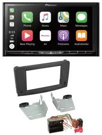 Pioneer 2DIN MP3 USB DAB DVD Bluetooth Autoradio für Mercedes M-Klasse W164 05-1