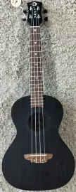 Luna Model UKE VMT BKS Tenor Acoustic Mahogany Black Satin Finish Ukulele