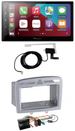 Pioneer USB Bluetooth DAB MP3 2DIN Autoradio für Peugeot 308 09-13 warmsilber
