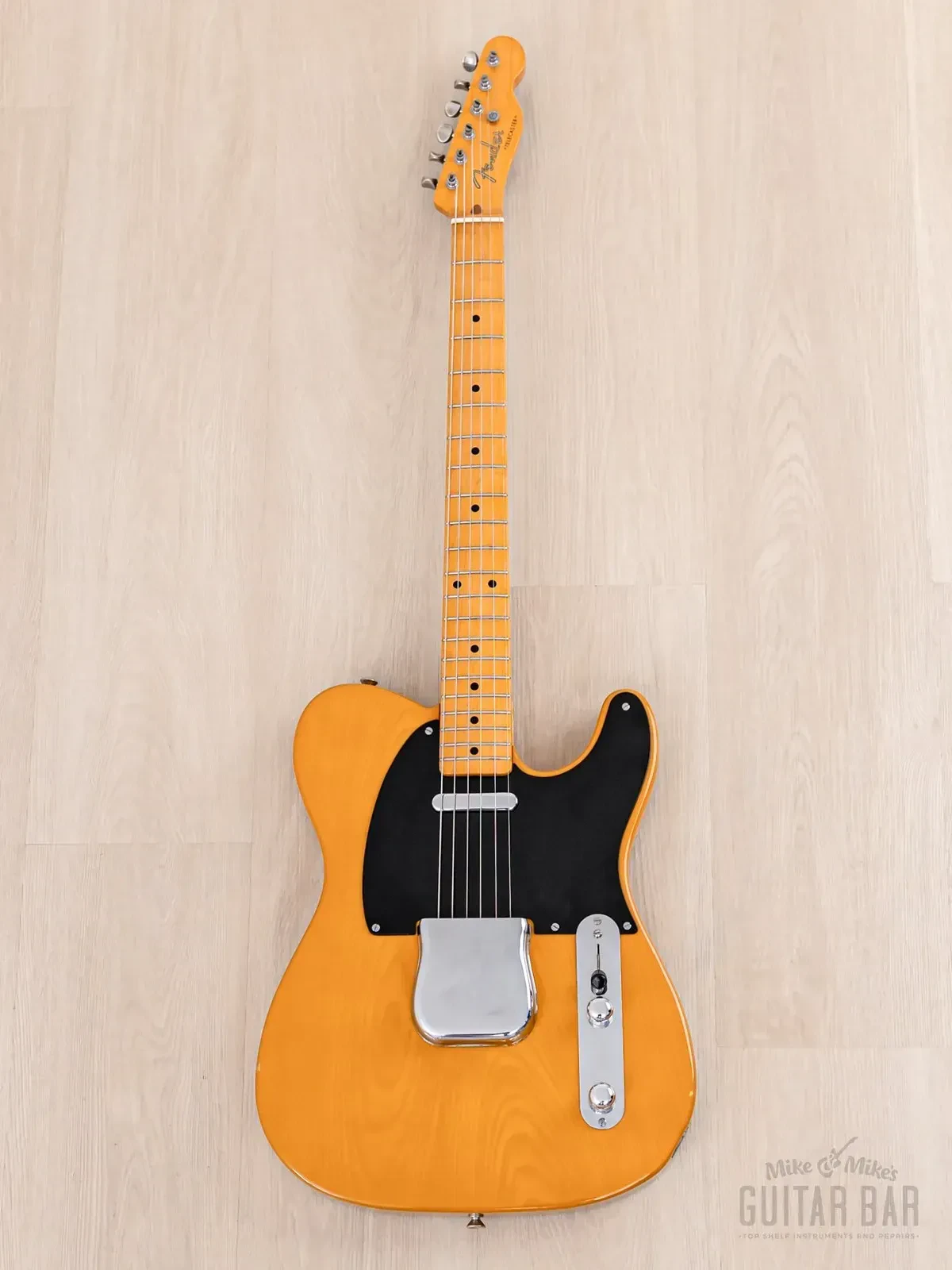 Электрогитара Fender JV Telecaster 1952 Reissue TL52-95 SS Butterscotch w/case Japan 1983