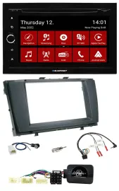 Blaupunkt 2DIN Lenkrad Bluetooth USB TMC DAB Navigation für Toyota Avensis 2009-