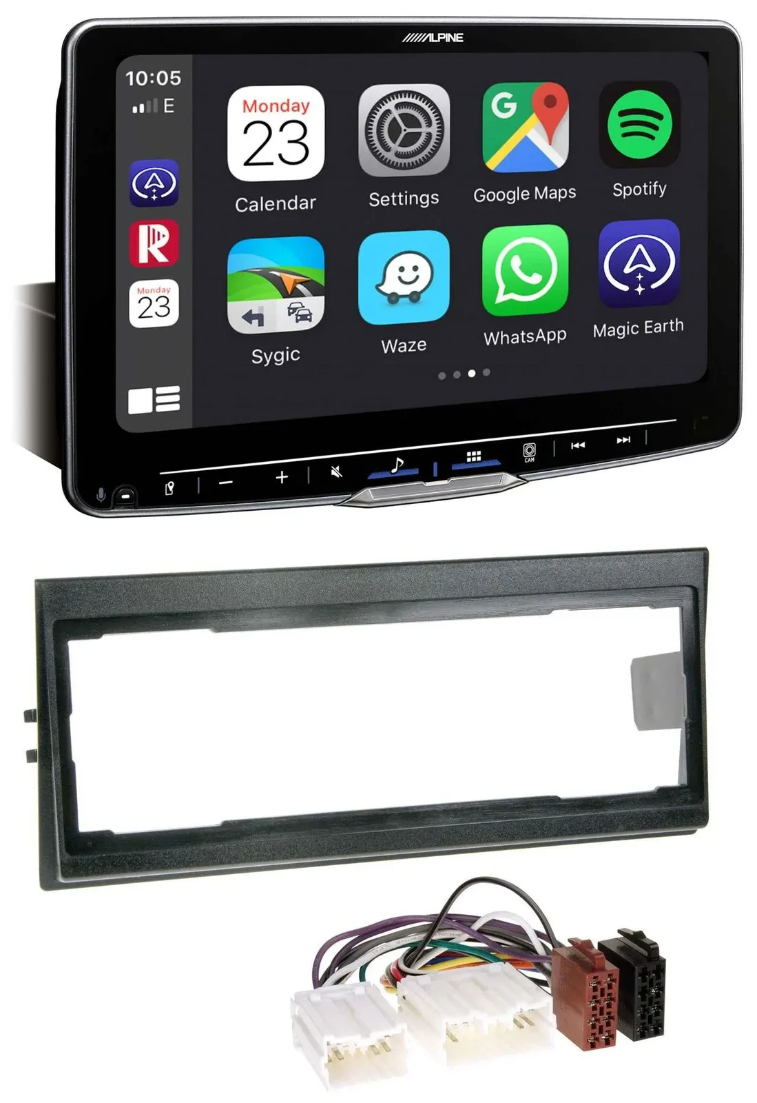 Alpine Bluetooth MP3 USB DAB Autoradio für Volvo 940, 960, S40 (bis 2000)