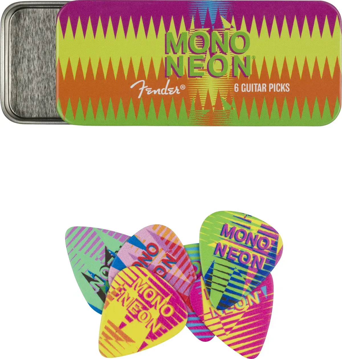 Медиаторы Fender 198-0351-096 MonoNeon Medium (6 штук)