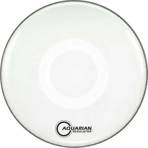 Пластик для барабана Aquarian 22" Regulator RF Resonant Gloss White