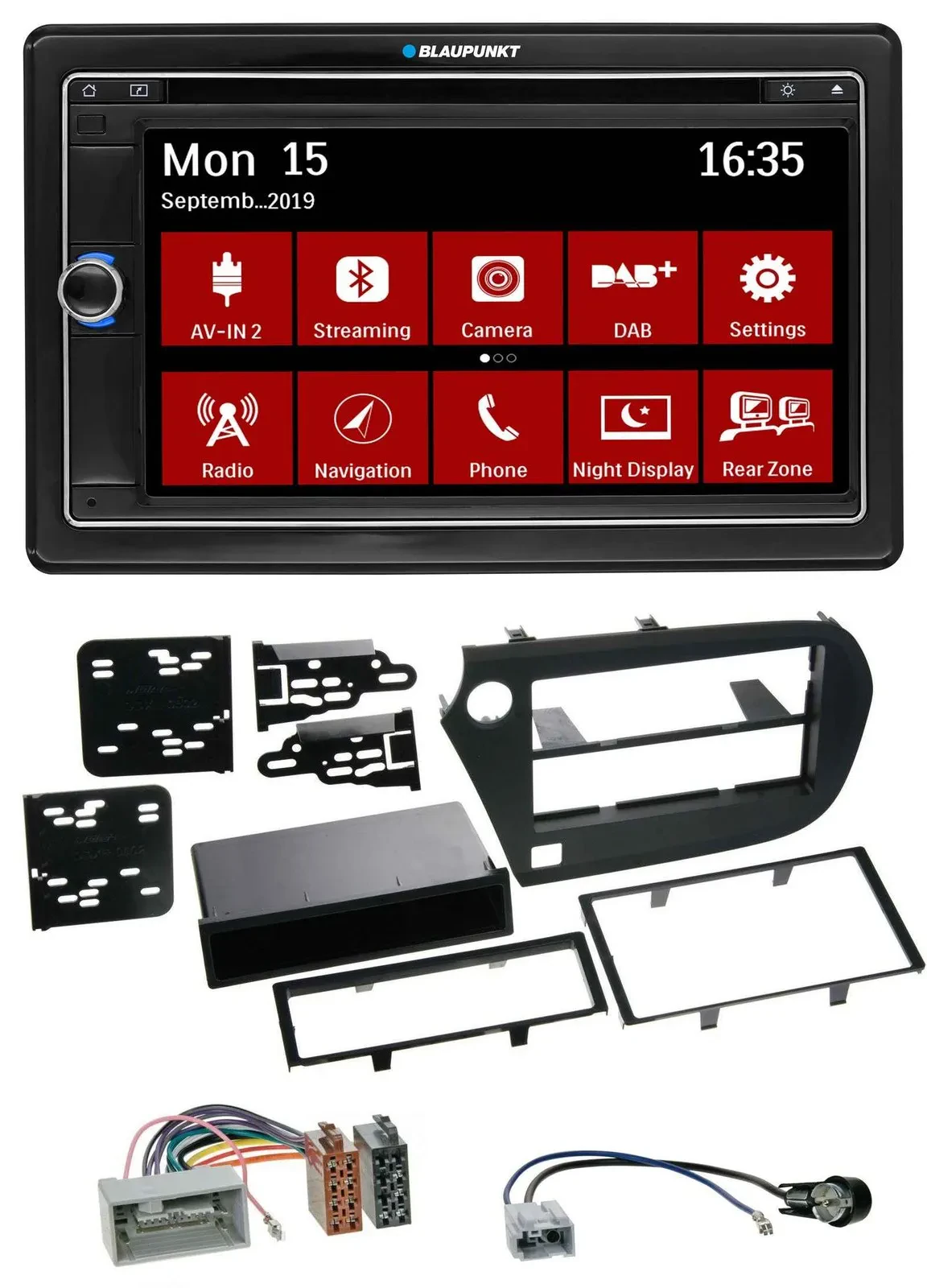 Blaupunkt Bluetooth DAB 2DIN USB DVD MP3 Autoradio für Honda Insight ZE2 09-13