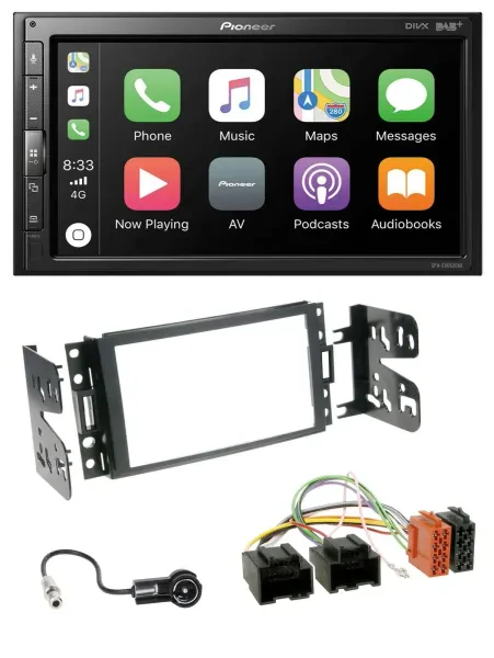 Pioneer USB MP3 DAB 2DIN Bluetooth Autoradio für Chevrolet Corvette Uplander 05-