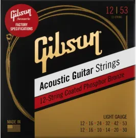 GIBSON SAG-PB12L Coated Phosphor Bronze 012-053