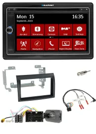Blaupunkt Lenkrad DAB TMC 2DIN USB Bluetooth Navigation für Citroen Jumper ab 14